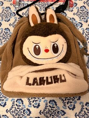 NWT Exclusive Labubu Popmart fuzzy backpack